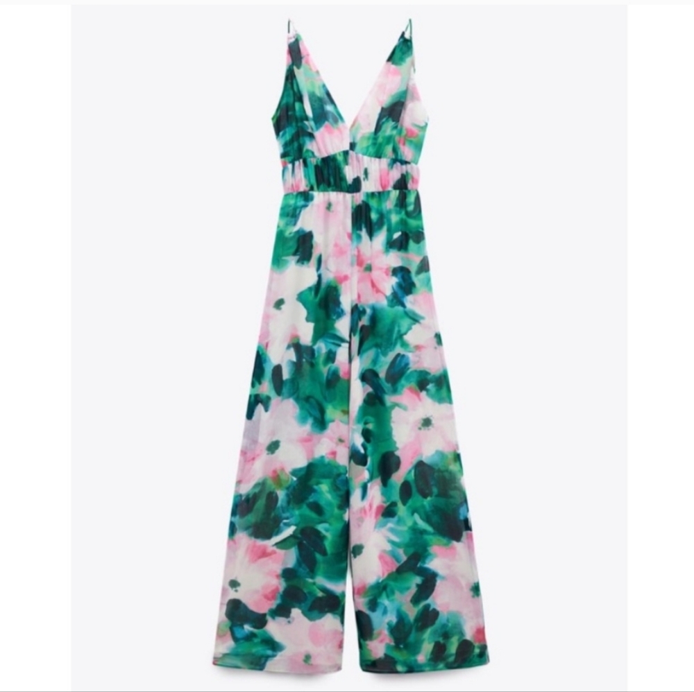 Zara floral jumpsuit - Picture 4 of 7